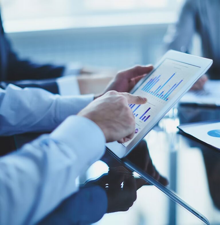 Los datos de un panel táctil